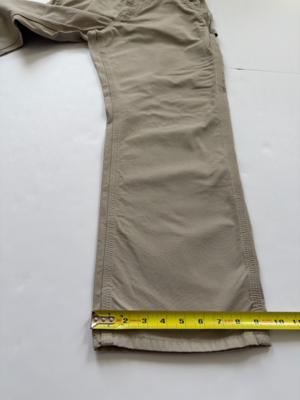 Carhartt B151 Dungaree Fit Pants Mens 32x29 Tan Carpenter Workwear Utility - Picture 7 of 9
